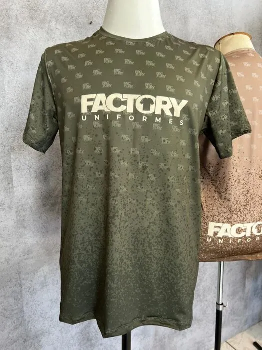 Camiseta com estampa desenvolvida pela Factory
